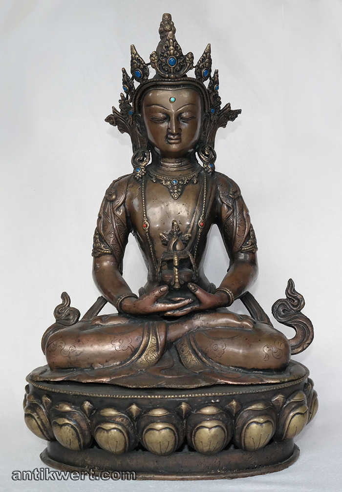 Buddha-Amitayus-160 mit Nektargefaess