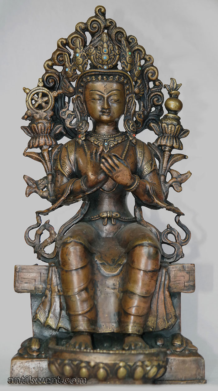 Buddha-Maitreya-154 von vorne