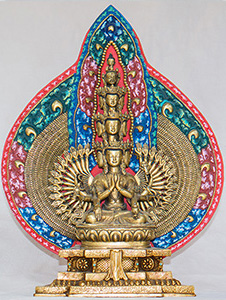 Avalokiteshvara-Sahasrabhuja-sitzend-221 Vorschau-Bild